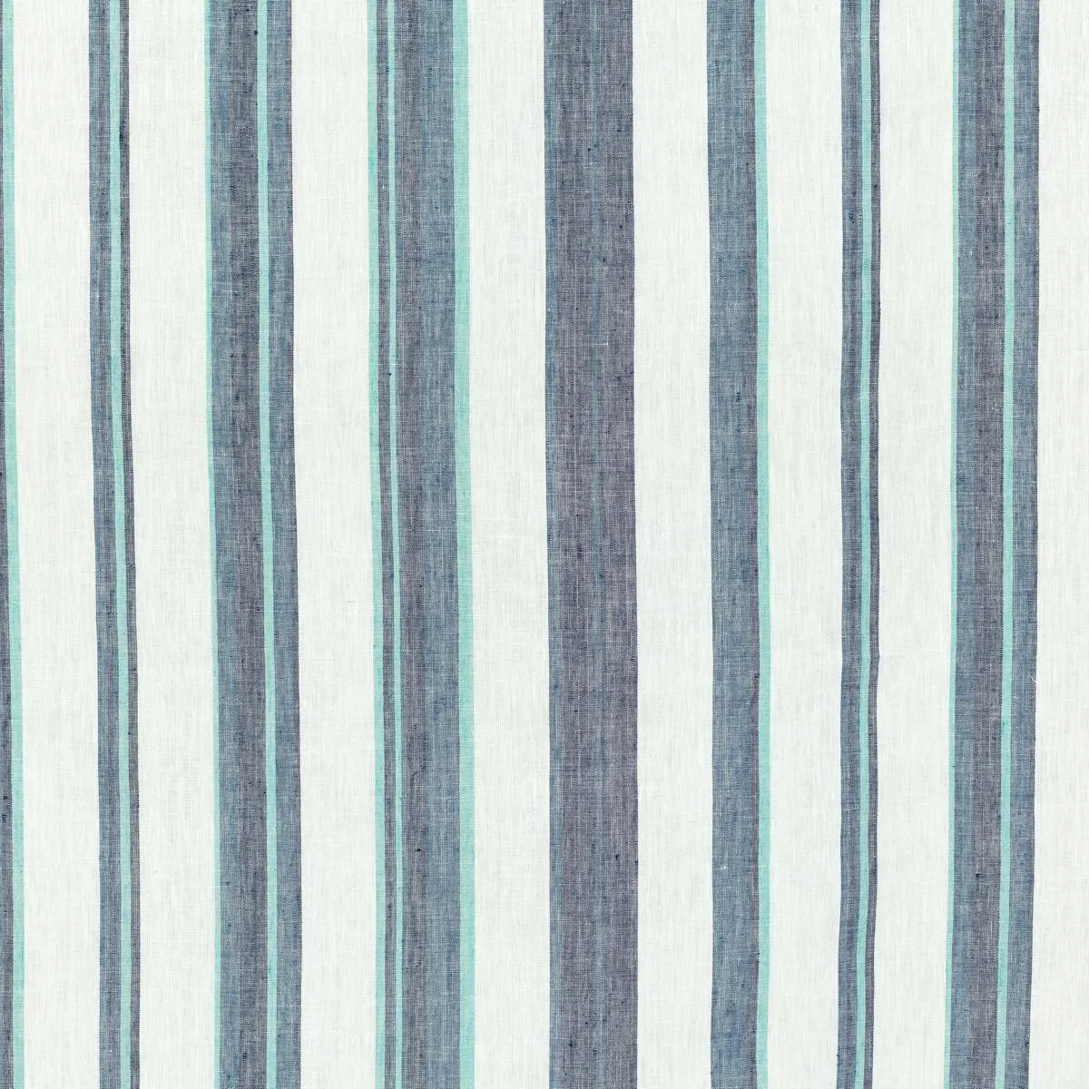 Schumacher Riviera Stripe Delft Fabric