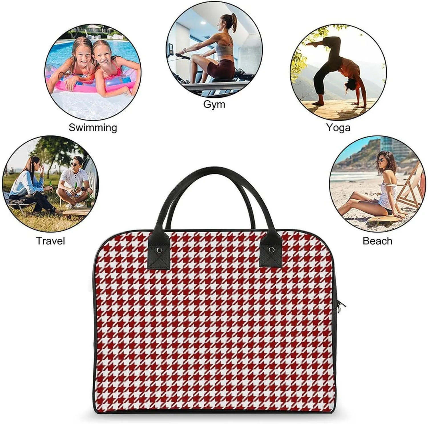 Scottish Clan Home Hume Fashionable Large Capacity Travel Handbag Unisex