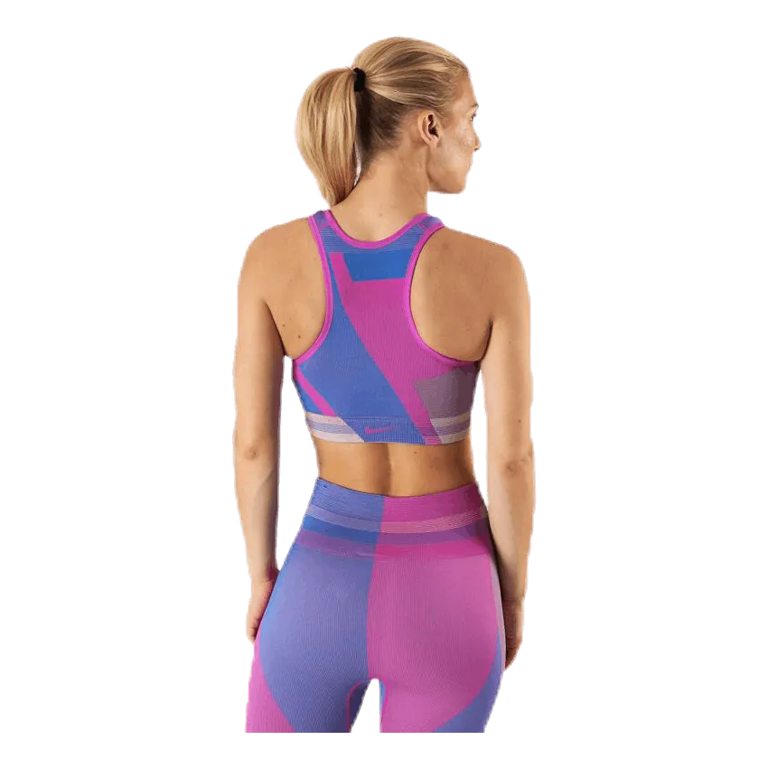 Seamless Icon Clash Bra Pink/Purple