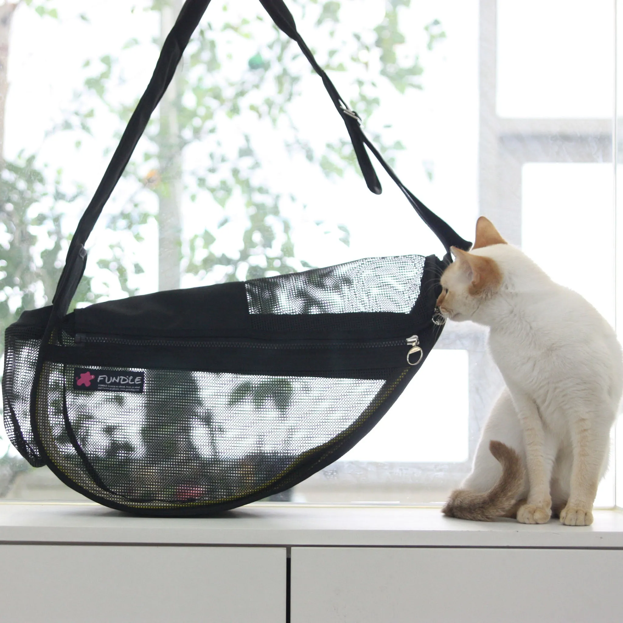 See Through Mesh Pet Carrier Bag