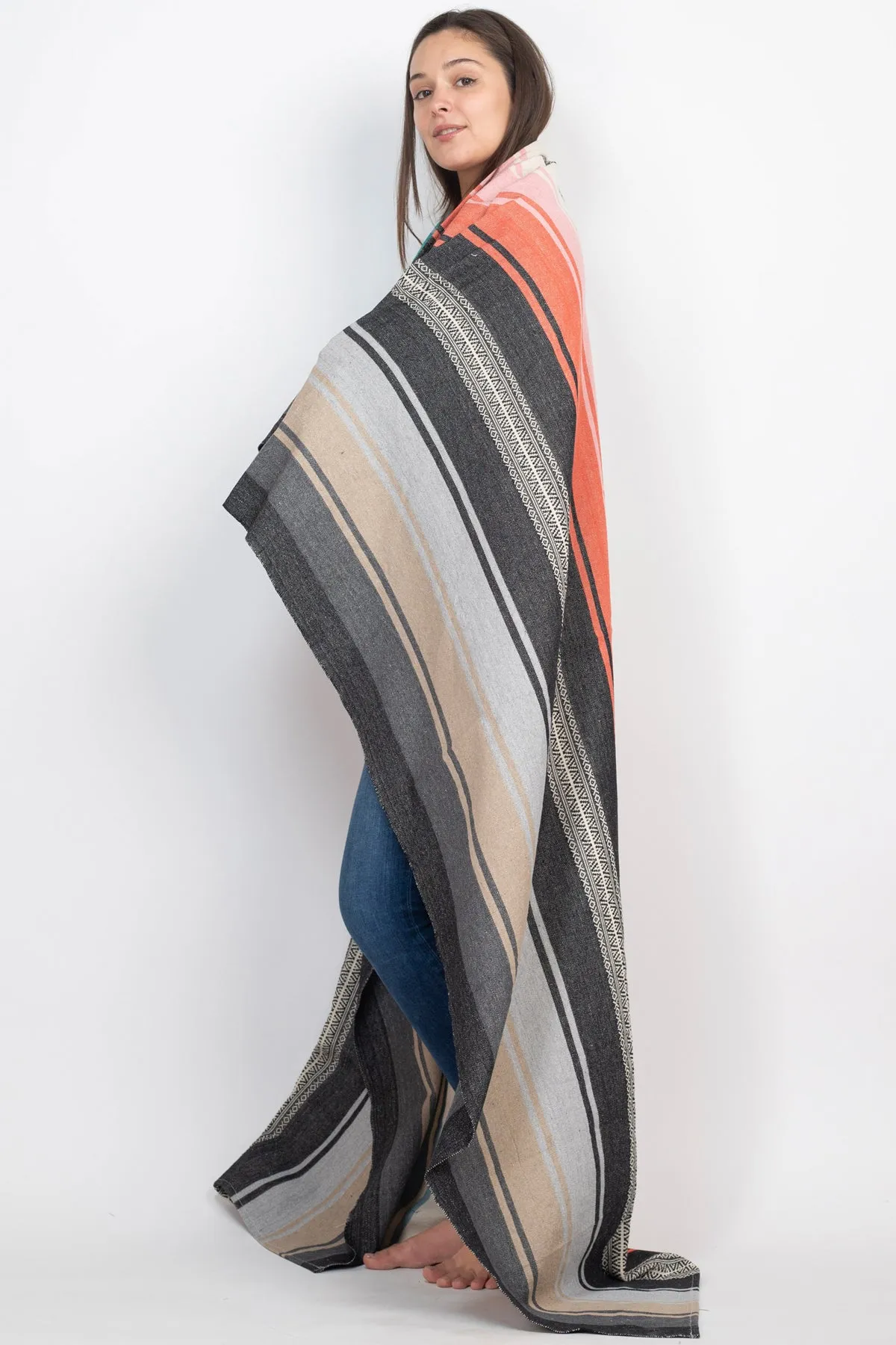 Serape Stripe Beach Blanket