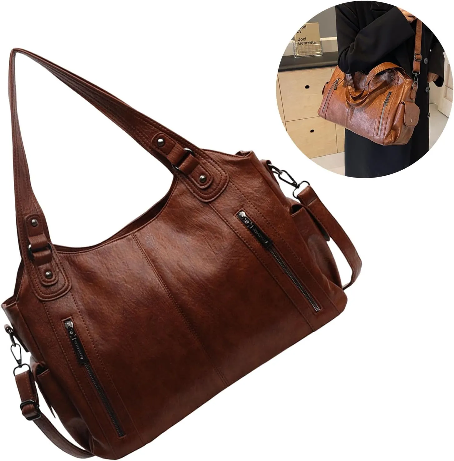 Shoulder Bag for Women, Large Capacity, Matching Shoulder Bag, Stylish Travel Bag
