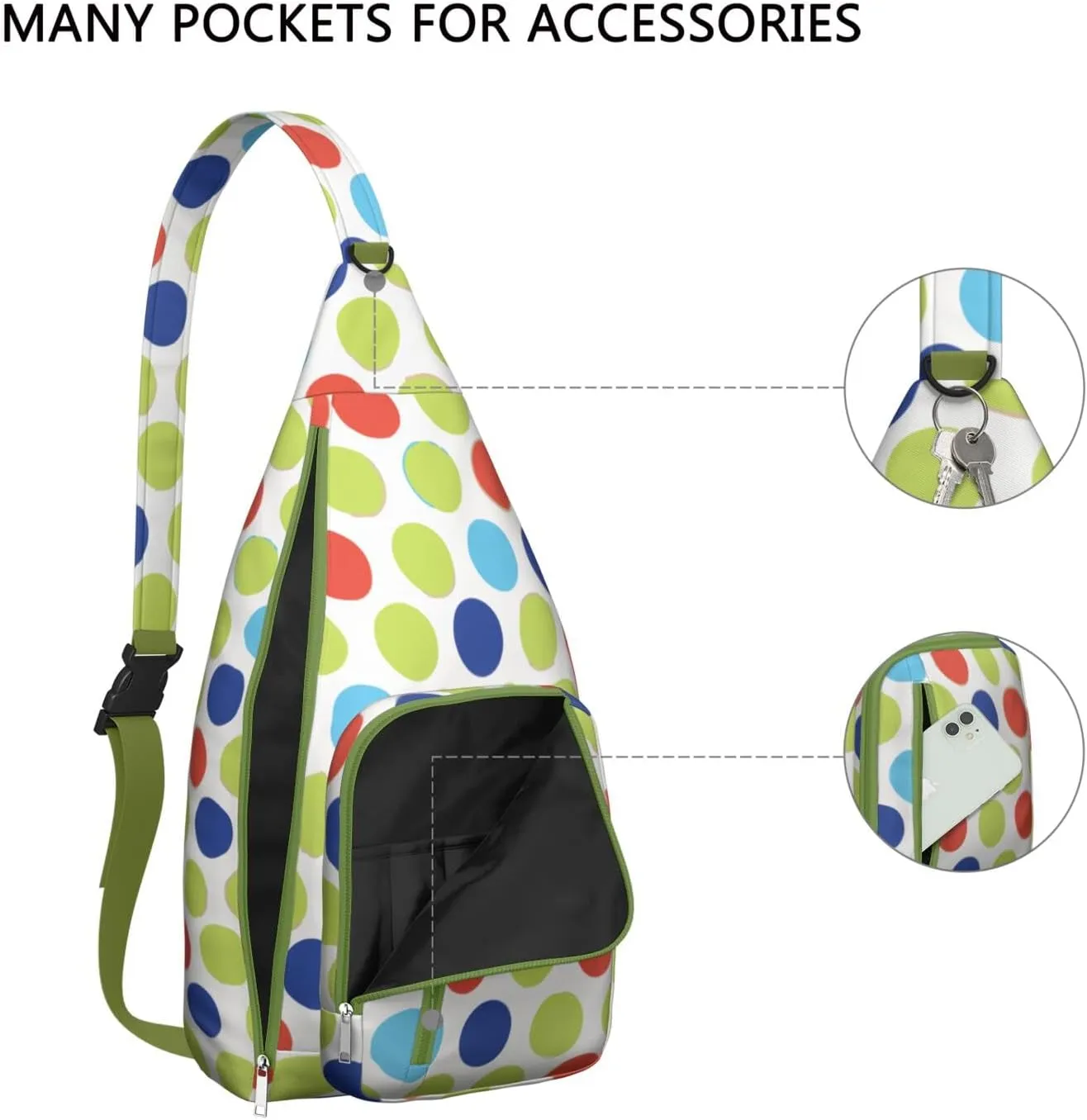 Shoulder Sling Crossbody Casual Chest Bag For Travel Sports Running,Backpack for Men & Women Lightweight Sports BagCrossbody Concealed Carry,Abstract Shoulder Bag Waterproof Chest Bag