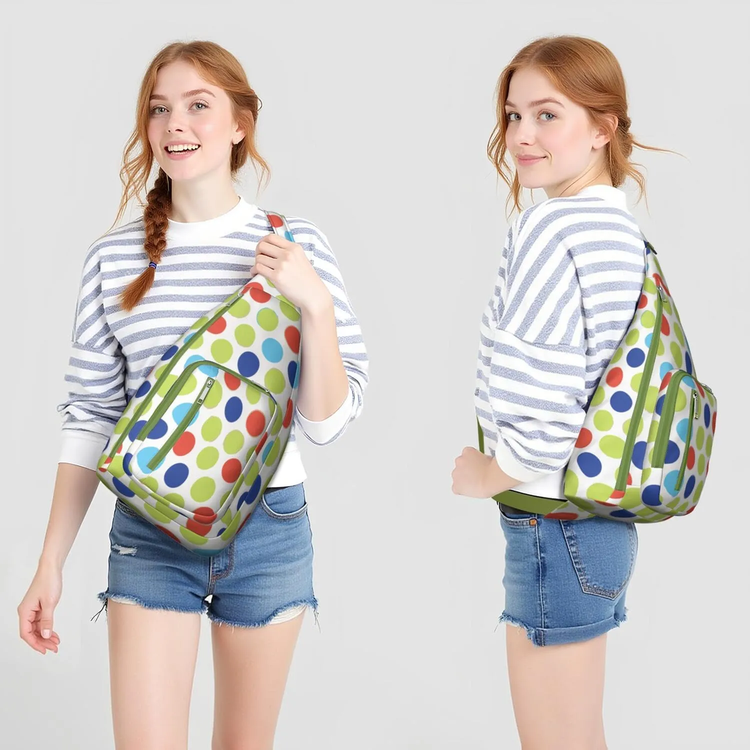 Shoulder Sling Crossbody Casual Chest Bag For Travel Sports Running,Backpack for Men & Women Lightweight Sports BagCrossbody Concealed Carry,Abstract Shoulder Bag Waterproof Chest Bag