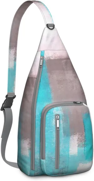 Shoulder Sling Crossbody Casual Chest Bag For Travel Sports Running,Backpack for Men & Women Lightweight Sports BagCrossbody Concealed Carry,Color Shoulder Bag Waterproof Chest Bag