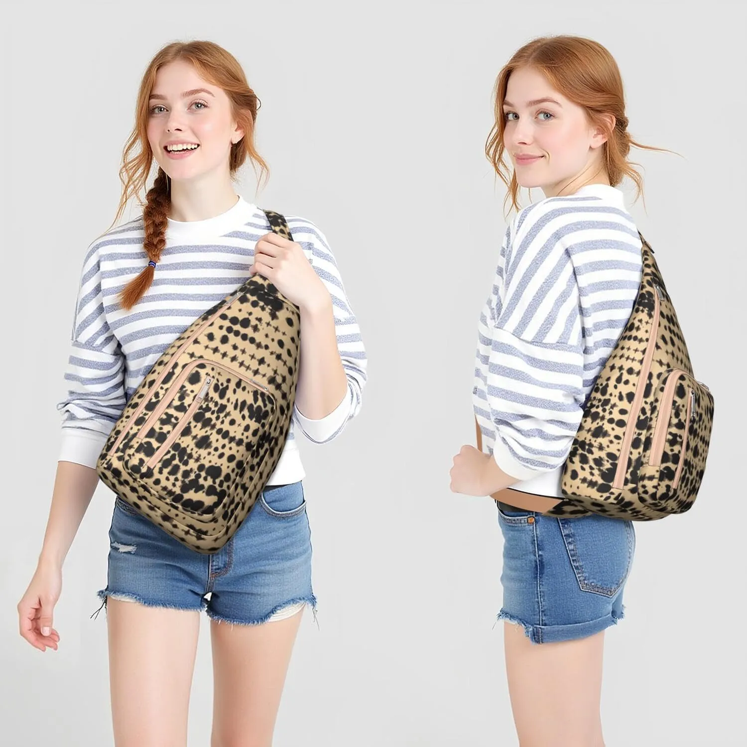 Shoulder Sling Crossbody Casual Chest Bag For Travel Sports Running,Backpack for Men & Women Lightweight Sports BagCrossbody Concealed Carry,Fashion Shoulder Bag Waterproof Chest Bag