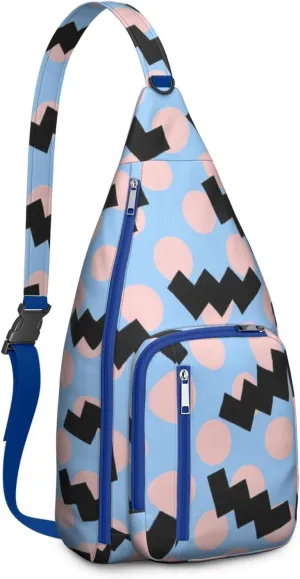 Shoulder Sling Crossbody Casual Chest Bag For Travel Sports Running,Backpack for Men & Women Lightweight Sports BagCrossbody Concealed Carry,Fashion Shoulder Bag Waterproof Chest Bag