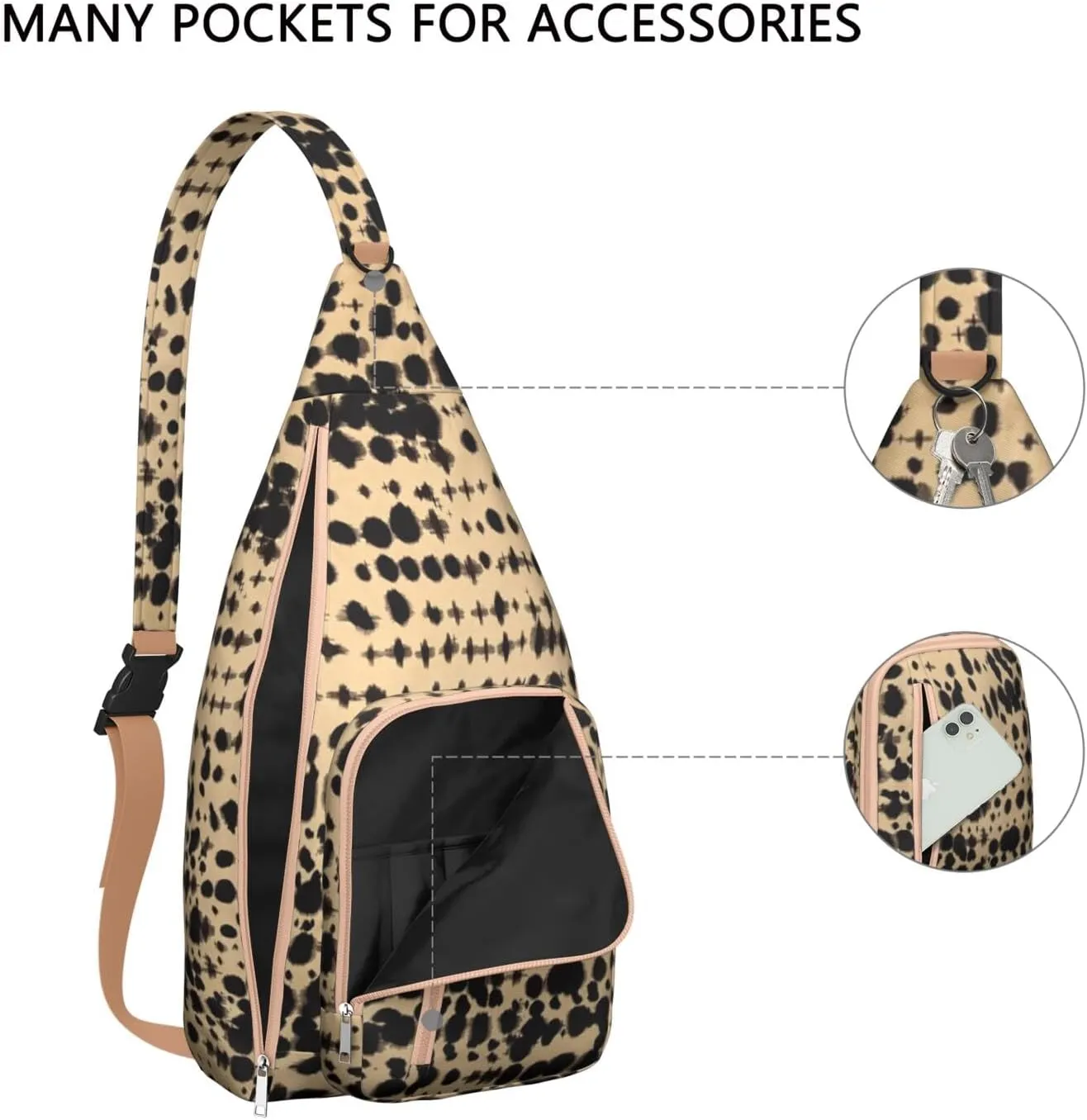Shoulder Sling Crossbody Casual Chest Bag For Travel Sports Running,Backpack for Men & Women Lightweight Sports BagCrossbody Concealed Carry,Fashion Shoulder Bag Waterproof Chest Bag