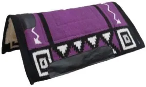 Showman 36" x 34" Woven Wool Top Cutter Style Saddle Pad