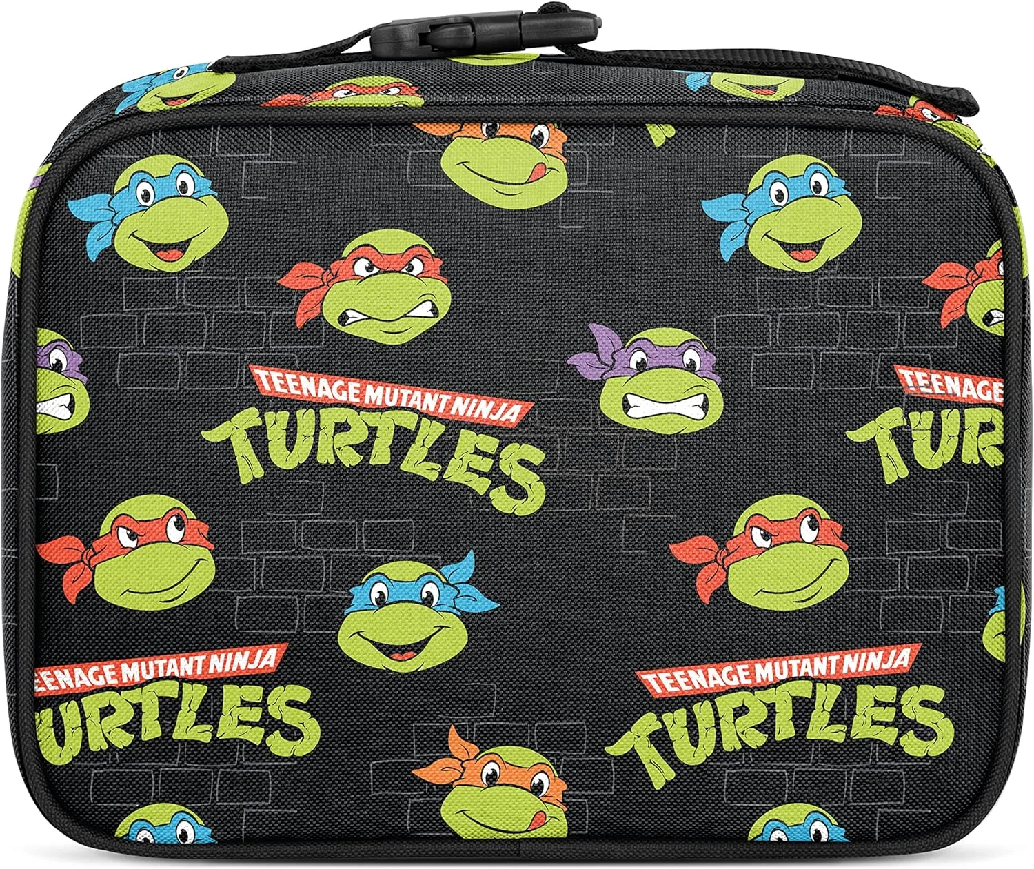 Simple Modern Nickelodeon Viacom Kids Lunch Box for School | Reusable Insulated Lunch Bag for Toddler, Boy | Meal Containers with Exterior & Interior Pockets | Hadley Collection | TMNT Turtles Unite