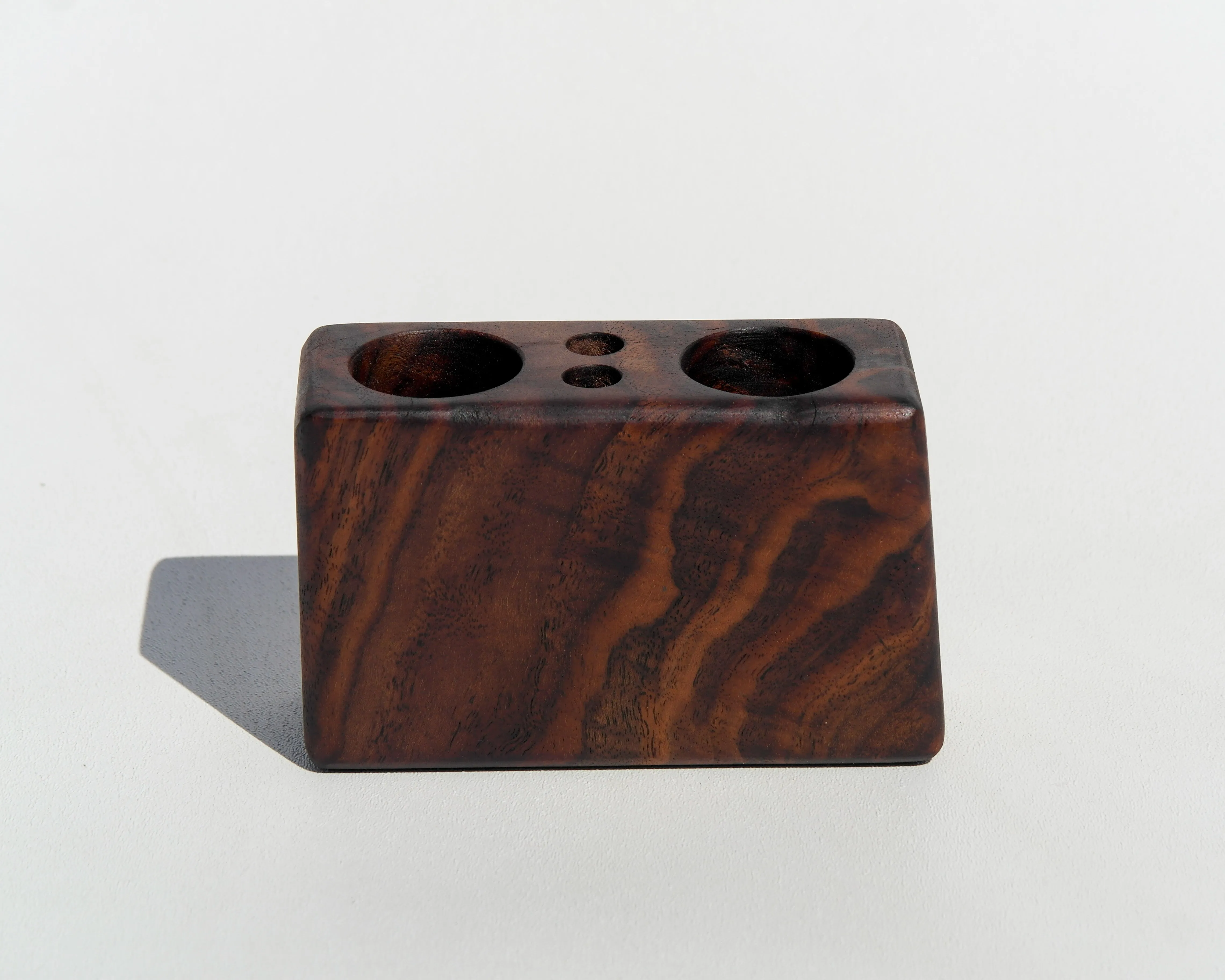 Simple walnut Desk Organizer