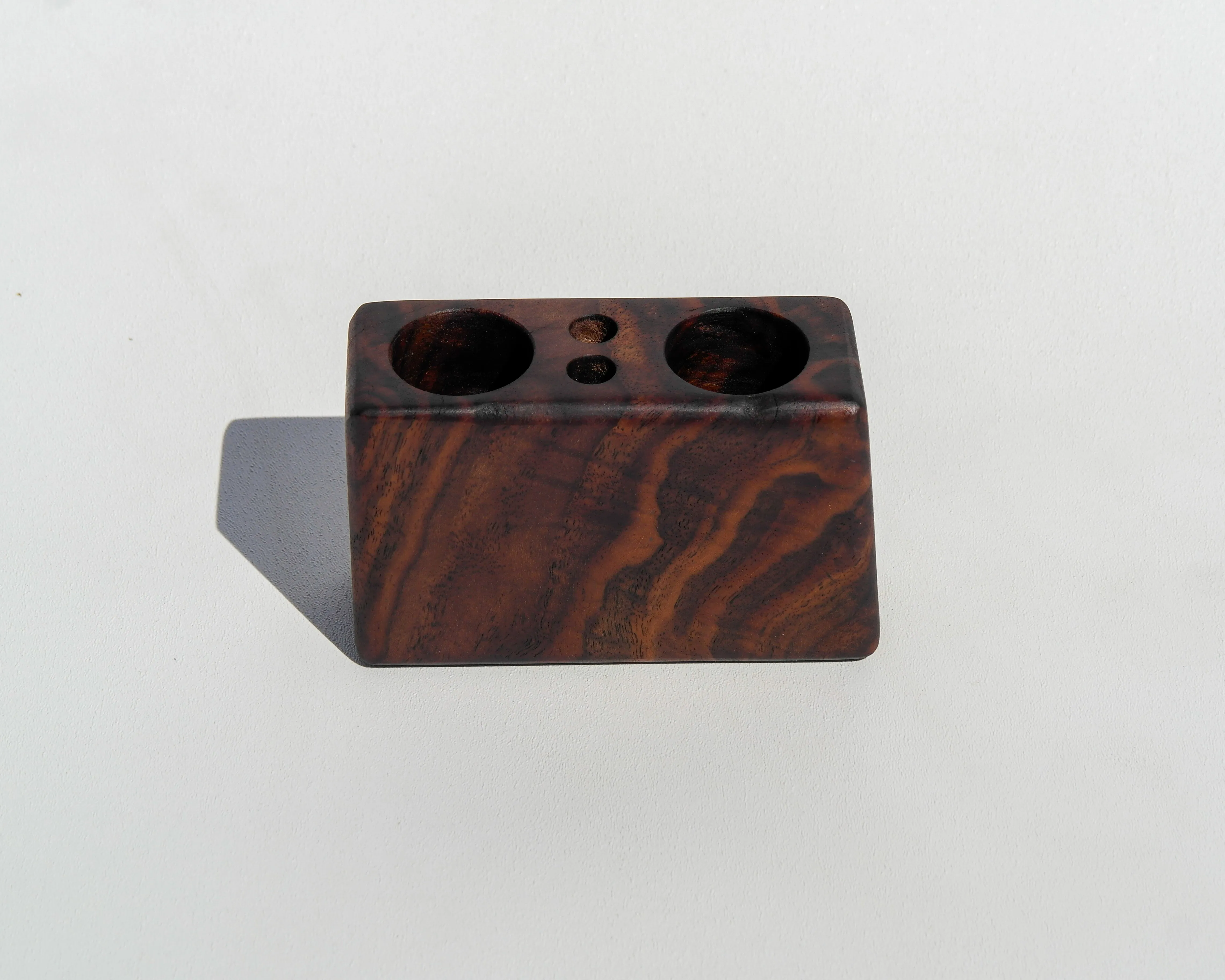 Simple walnut Desk Organizer