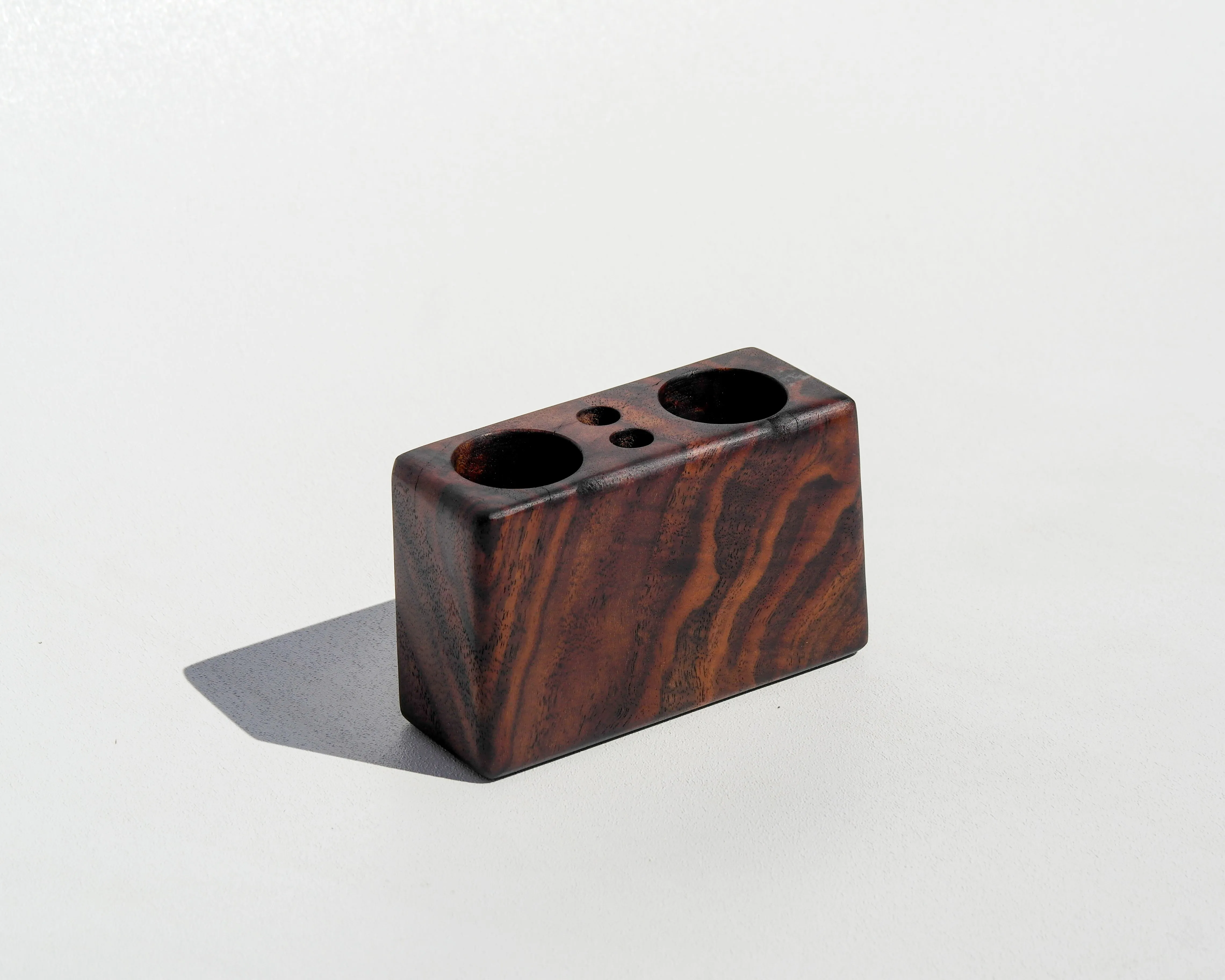 Simple walnut Desk Organizer
