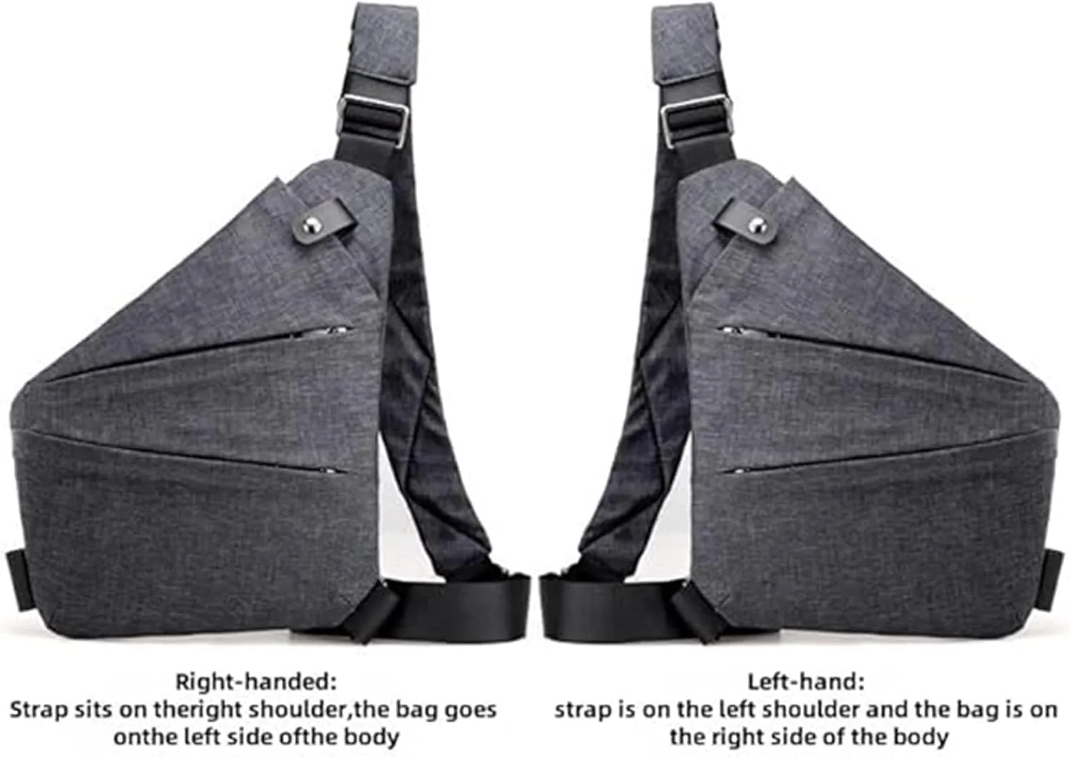 Simplify Living Cross Body Bag, Slim And Safe Anti-Theft Crossbody Bag, for Going Out, City, Burglary, Life, Work