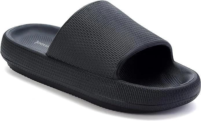 Slippers for Women and Men Pillow Slippers Thicken Sole Cloud Cushion Slides Super Comfy Soft Foam Slides Non Slip Shower Bathroom Slides Sandals Unisex,