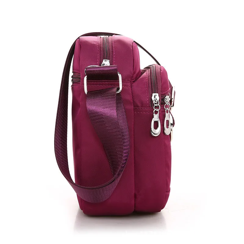 Slouchy Women's Nylon Oxford Cloth Pouch Crossbody Bags