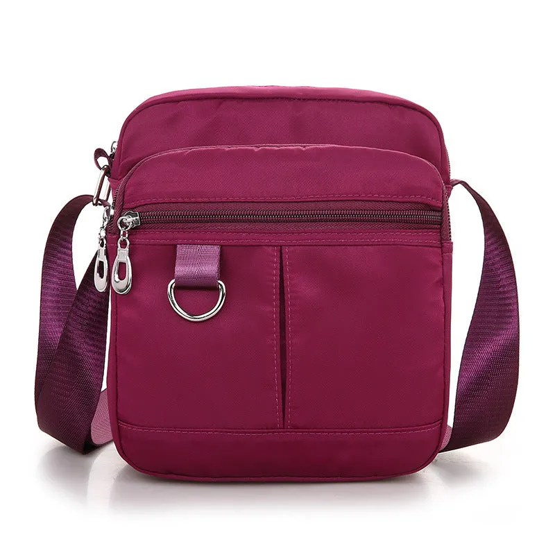 Slouchy Women's Nylon Oxford Cloth Pouch Crossbody Bags