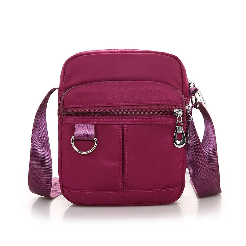 Slouchy Women's Nylon Oxford Cloth Pouch Crossbody Bags