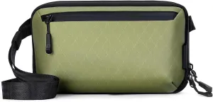 Small Crossbody Bag for Women, Vegan Waterproof Shoulder Purse with Nylon Diamond Quilted Fabric, Polyester 900D Backing