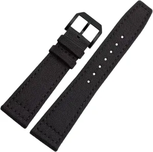 Smartwatch Bands,Universal Strap,20/21/22mm Men Military Sports Nylon Canvas Watchband Polished Pin Clasp Watch Bracelet Wristband