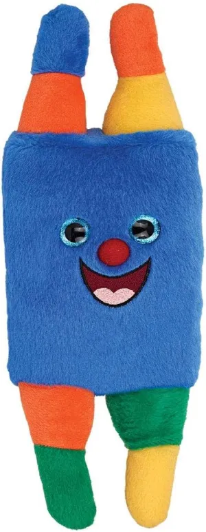 Smiling Soft Plush Torah Toy for Kids 14" Tall Colorful Stuffed Torah Figure for Sukkes Simchat Tora Happy Torahs for Upsherin Kids Judaica Gift 3 Pack