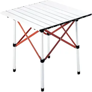 SOBOUR Aluminum Alloy Camping Table Folding Picnic Tables Ultralight Compact Camping Table Roll Up Table Top for Camping Hiking