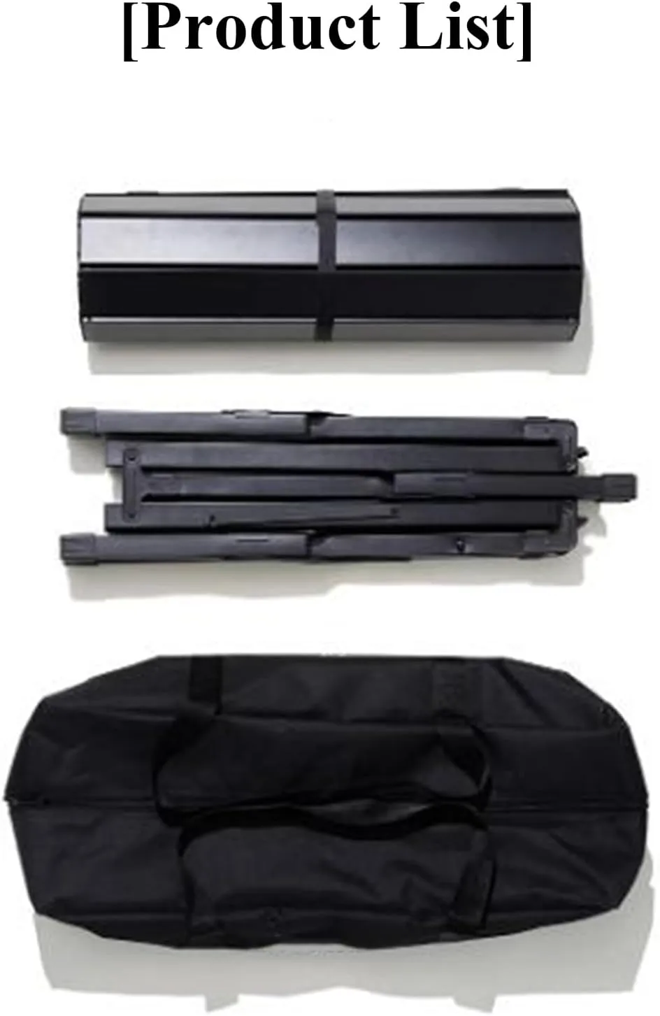 SOBOUR Ultra-Light Camping Table Folding Camping Picnic Table Compact Frame Camping Table Roll Up Table Top with Carry Bag for Camp