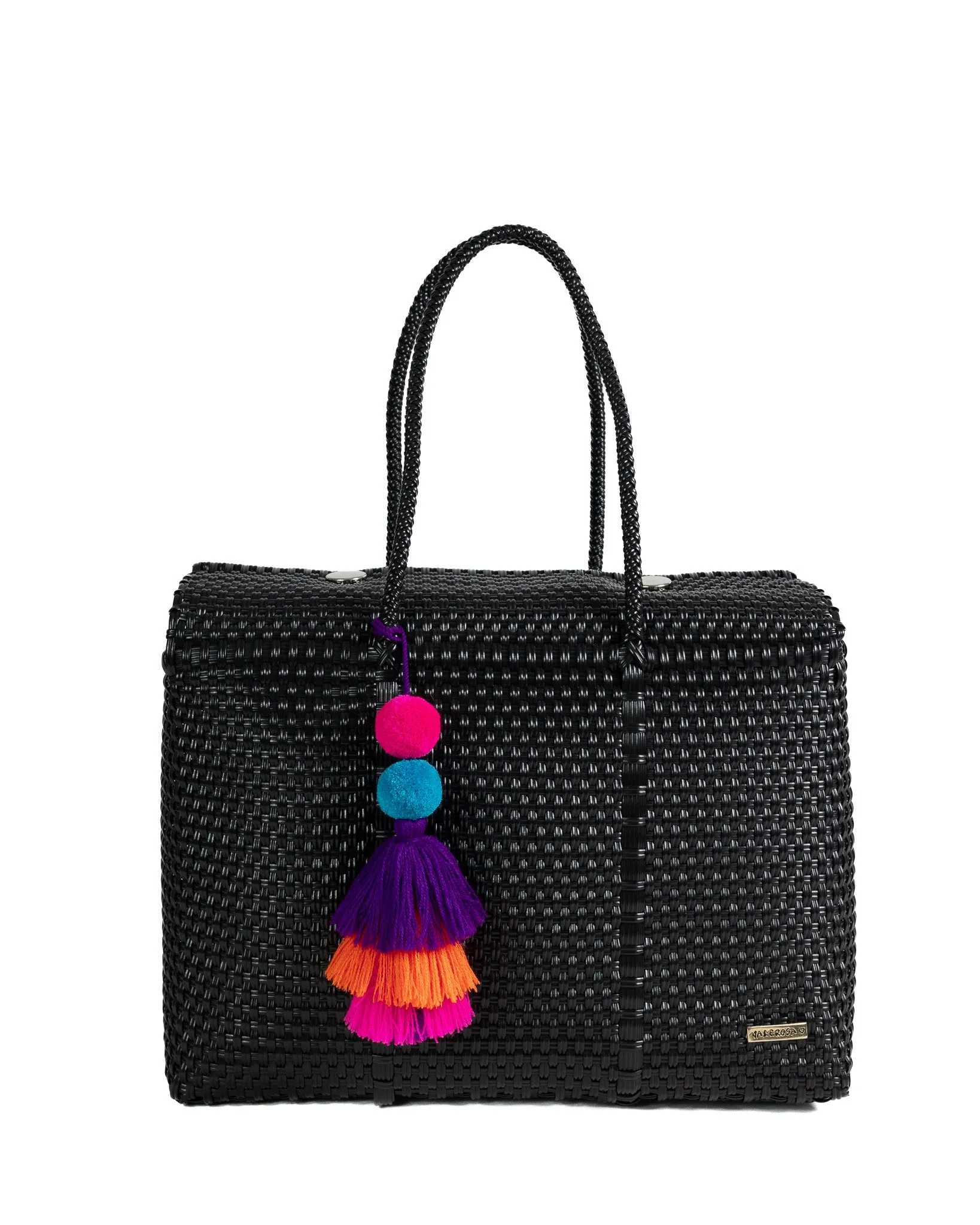Solid Black Overnight Duffle