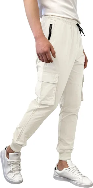 Southpole Men's Lightweight Quick Dry Cargo Nylon Jogger Pants