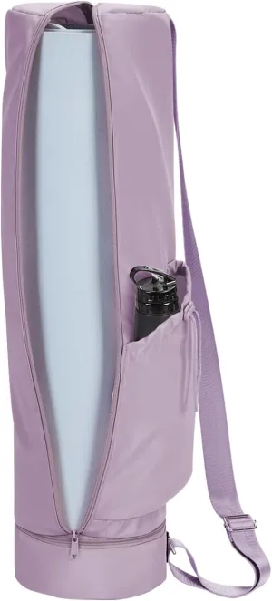 sportsnew Yoga Mat Bag, Full Zip Cargo Yoga Mat Carrier Bag with Drawstring Water Bottle Pocket and Bottom Wet Pocket, Exercise Yoga Mat Carrier Holder Multi-Functional Storage Bag patent pending