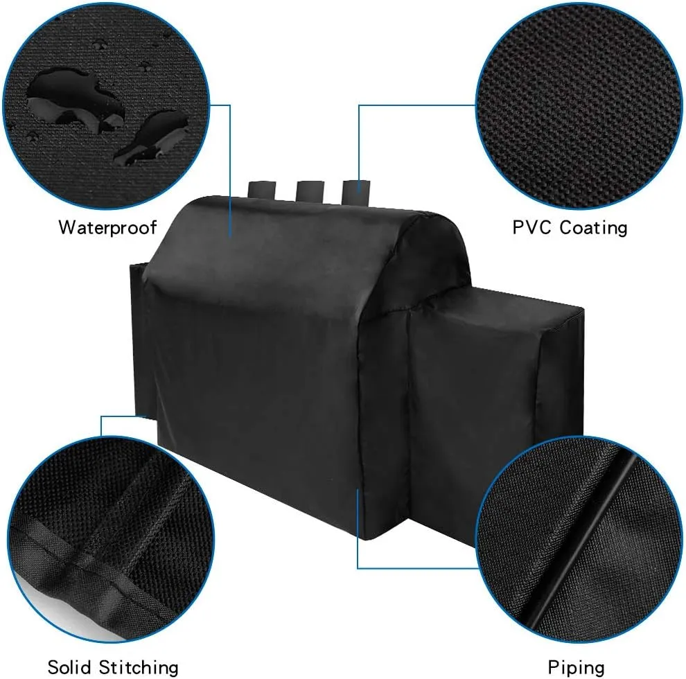 Stanbroil Grill Cover 8080 Replacement for Char-Griller Triple Play 93560 and Duo 5050 Double Play 5650 with Side Fire Box