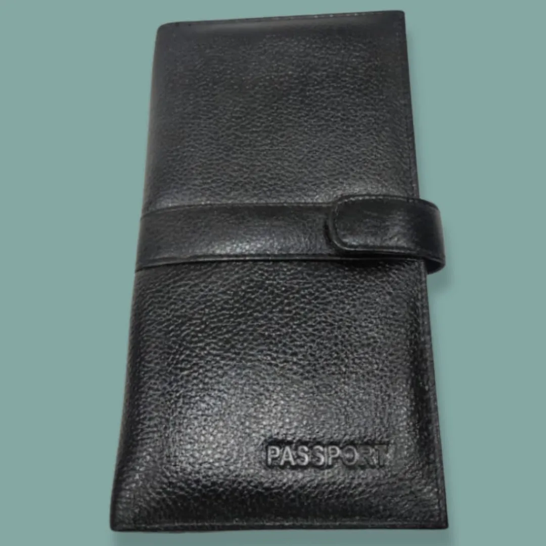 Starco Genuine Leather Travel Passport Cover-3