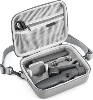 STARTRC PHOTO Osmo Mobile 6 Case, PU Leather Portable OM 6 Storage Shoulder Bag for DJI Osmo Mobile 6 Gimbal Stabilizer Accessories