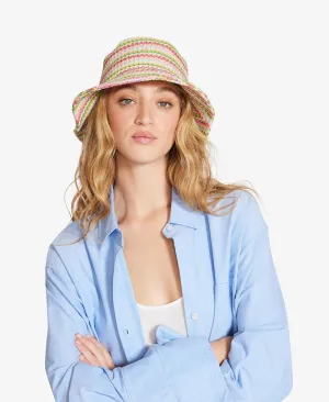 Steve Madden Women's Stella Bucket Hat, Pink