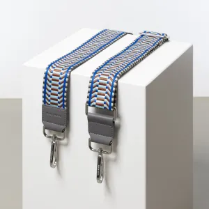 strap ethno multi blue - taupe