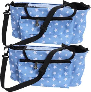 Stroller Caddy Bag Multi-compartment Organizer for Baby Bottles Cups and Diapers