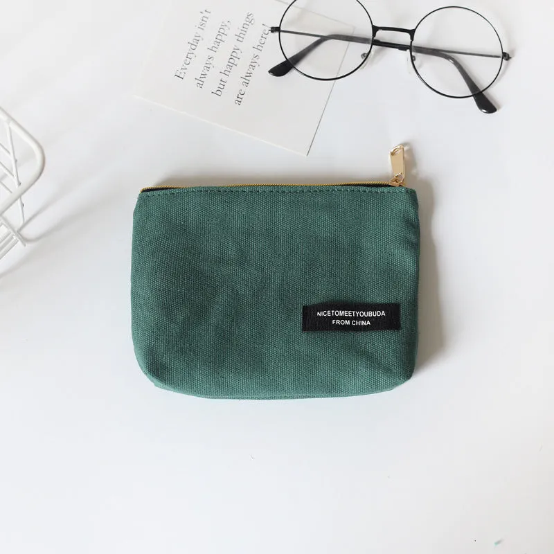 Style Simple Solid Color Super Female Coin Purses