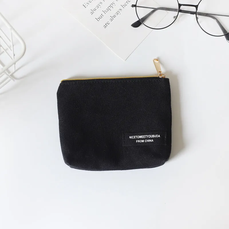 Style Simple Solid Color Super Female Coin Purses