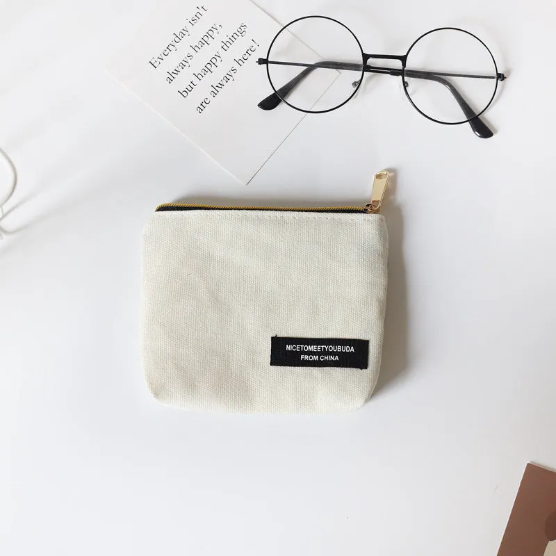 Style Simple Solid Color Super Female Coin Purses