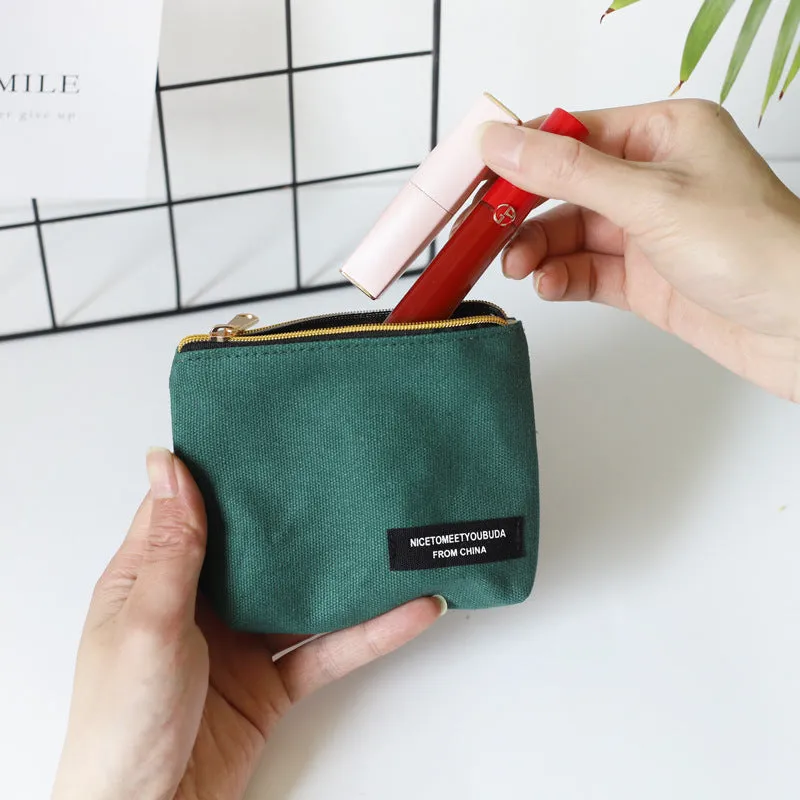 Style Simple Solid Color Super Female Coin Purses