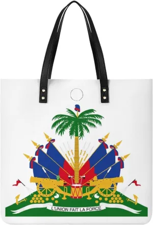Stylish Comoros Flag Women's Tote Bag Leather Purse Large Capacity for Work and Travel