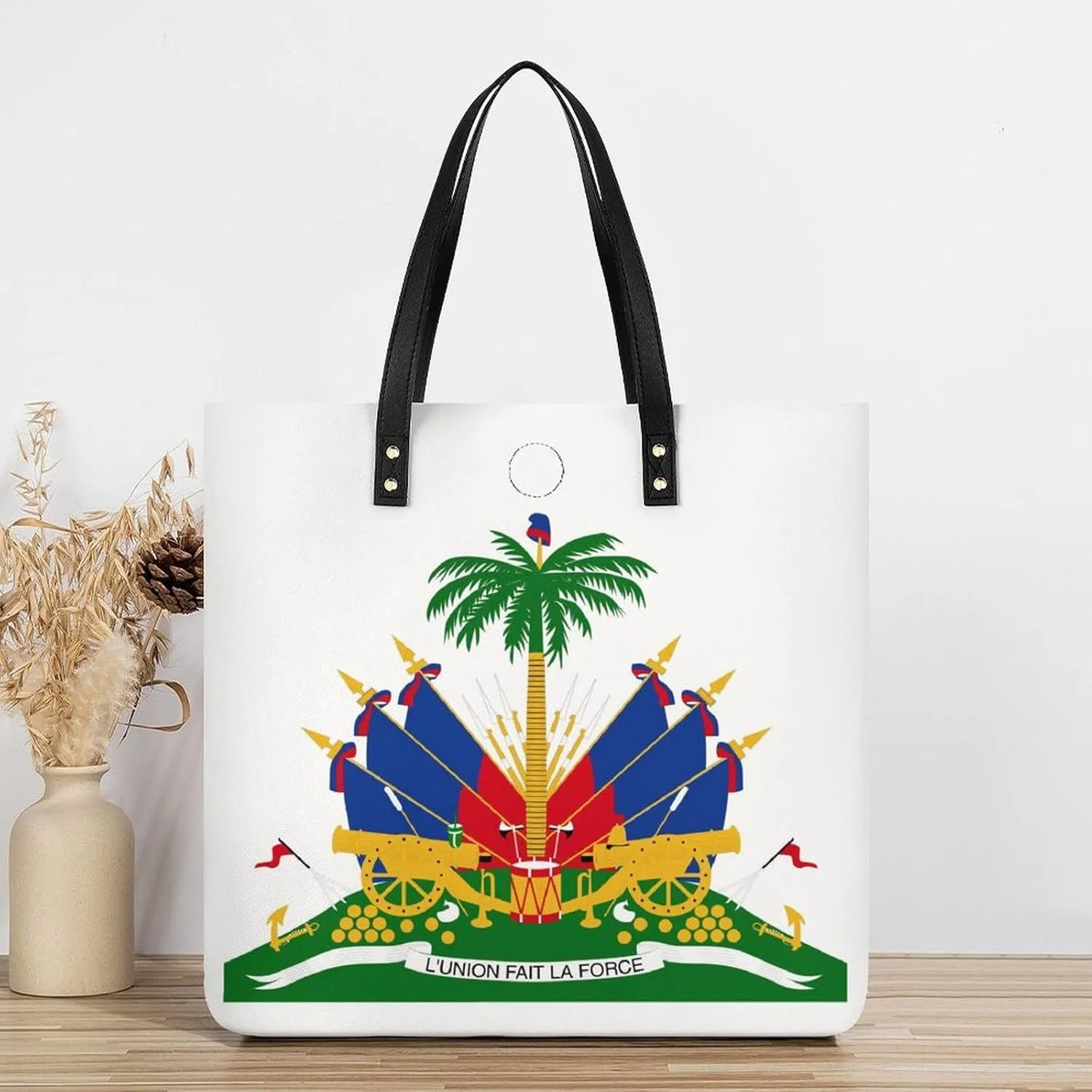 Stylish Comoros Flag Women's Tote Bag Leather Purse Large Capacity for Work and Travel