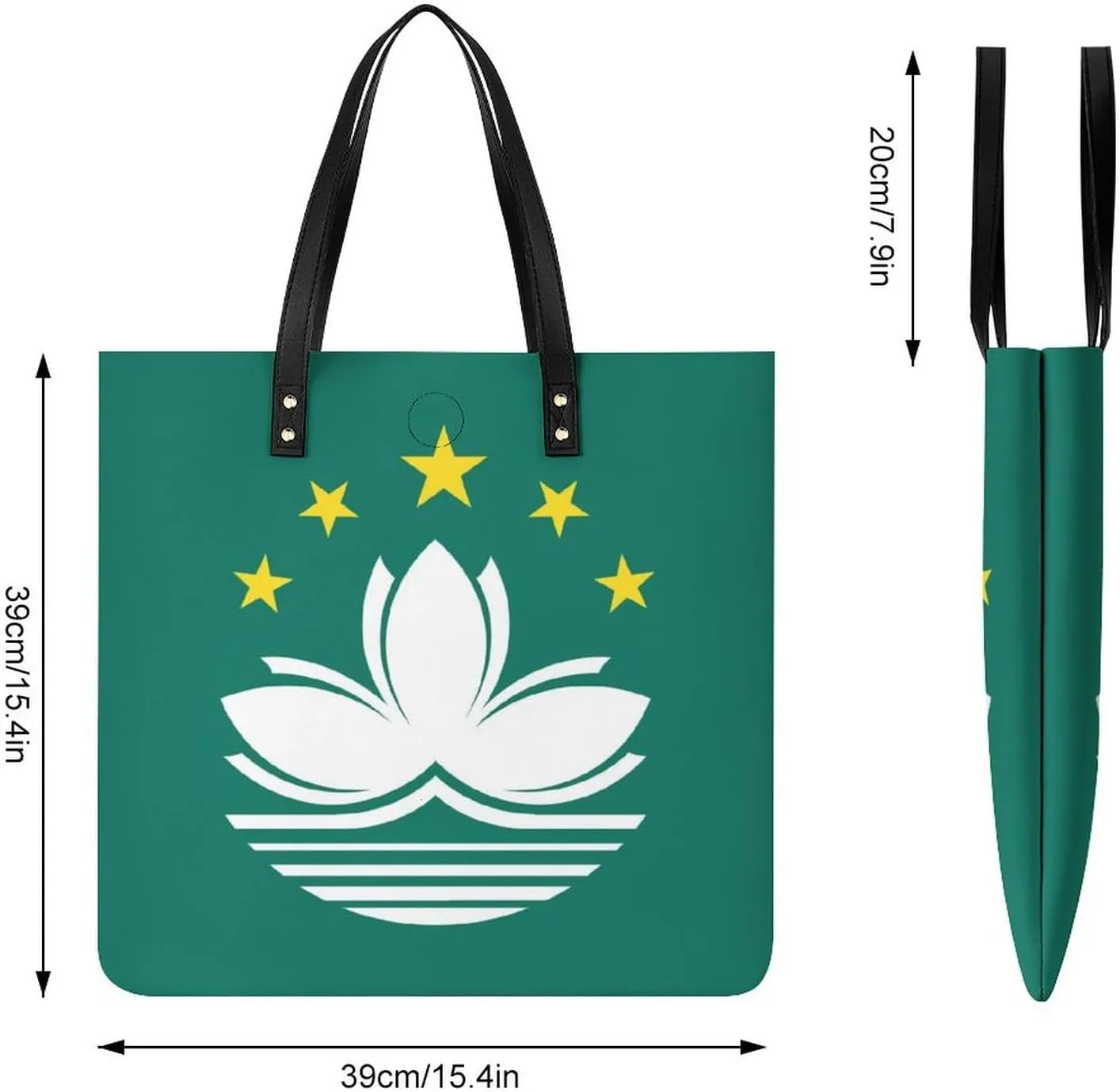 Stylish Jamaican Flag Women's Shoulder Bag Large Capacity Tote Handbag for Everyday Essentials