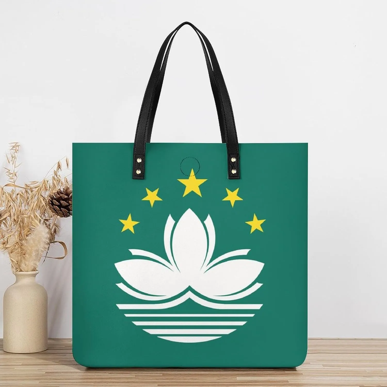 Stylish Jamaican Flag Women's Shoulder Bag Large Capacity Tote Handbag for Everyday Essentials