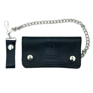 Suicidal Skates Leather Chain Wallet