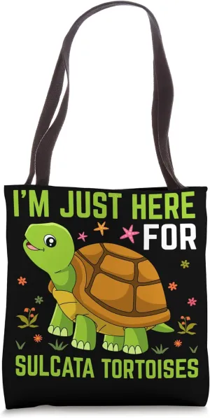Sulcata Tortoise Accessories African Spurred Tortoise Owner Tote Bag