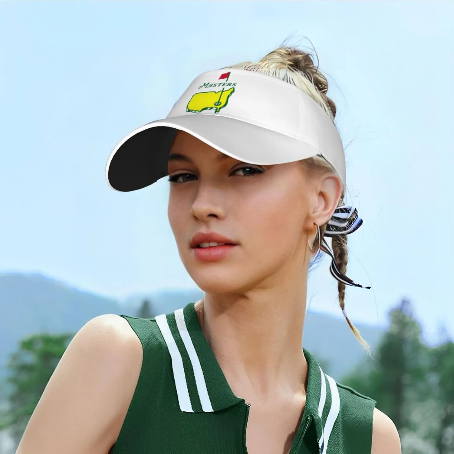 Sunscreen Visor Cap Adjustable Sport Empty Top Baseball Sun Cap for Men Women Sports Outdoor Headwear