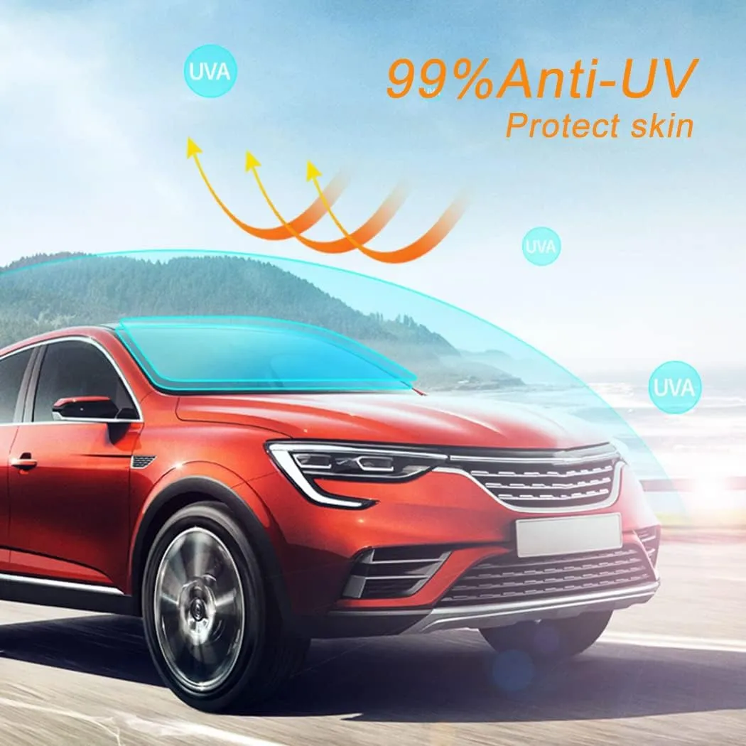 SW Nano Ceramic Car Window Film 99% Anti UV Heat Insulation Sun Blocking Solar Window Tint for Car Windshield Rear Side Window, 20Inch X 16.5Feet Roll 80% VLT