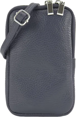T197 - Italian leather shoulder bag mobile phone bag small