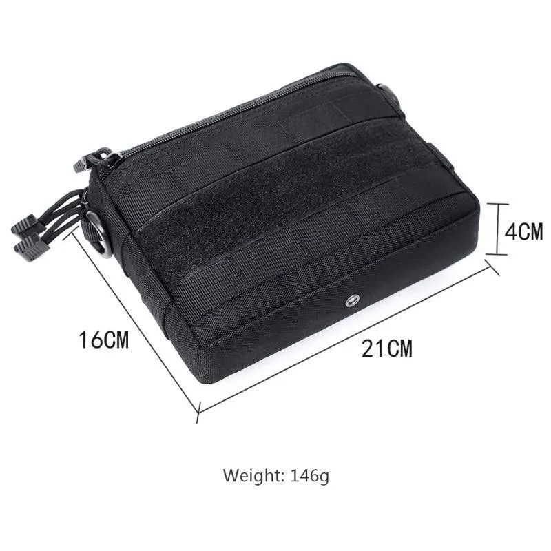 Tactical Multi-functional 1000D Pouch for Enhanced Storage and Accessibility